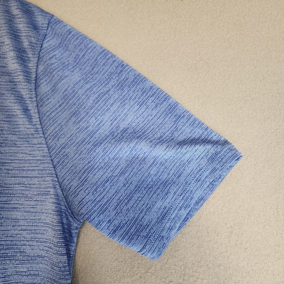 Under Armour Shirt Mens Medium Blue TShirt T-Shirt Loose Round Neck Short Sleeve - Picture 4 of 16